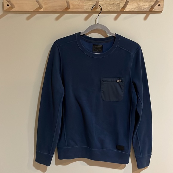 Abercrombie & Fitch Other - Abercrombie & Fitch | Navy Blue Crewneck Pocket Sweatshirt | Sz XS